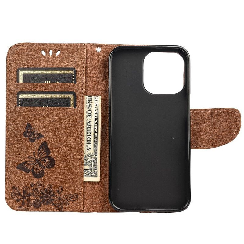 Etui Folio Do Iphone 13 Pro Max Splendid Strap Motyle