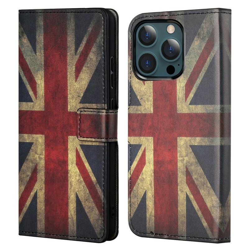 Etui Folio Iphone 13 Pro Max Flaga Anglii