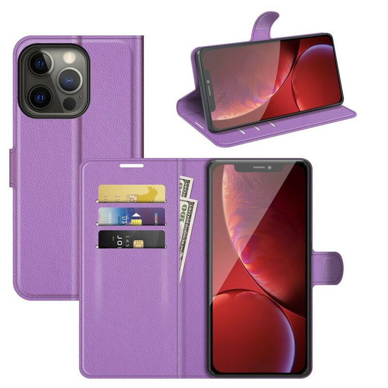 Etui Folio Iphone 13 Pro Max Klasyczny Etui Ochronne