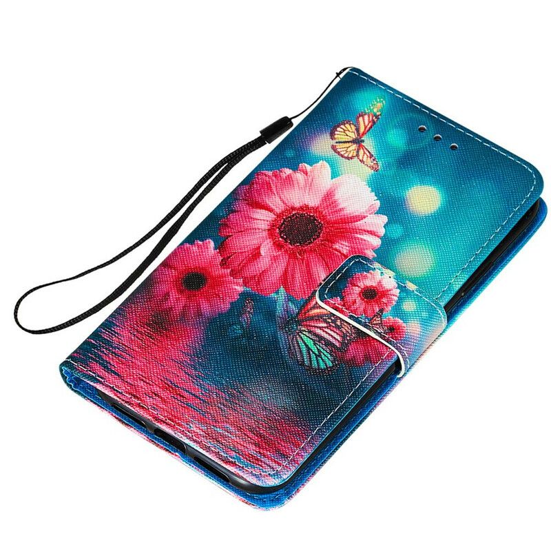 Etui Folio Iphone 13 Pro Max Kwiatowe I Motyle Etui Ochronne