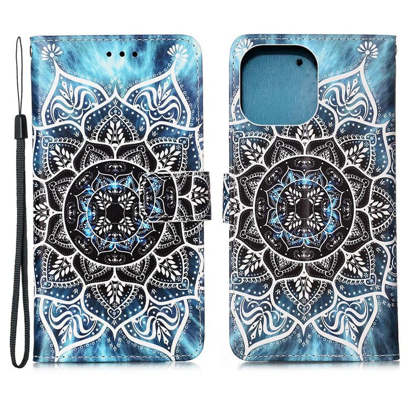 Etui Folio Iphone 13 Pro Max Mandala Na Niebie