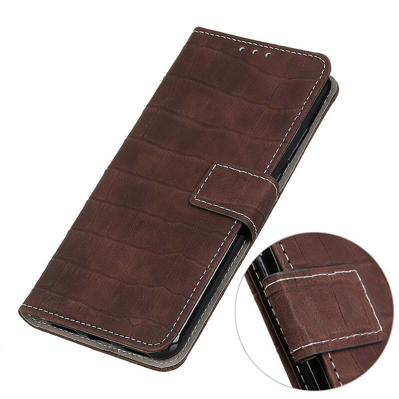 Etui Folio Iphone 13 Pro Max Moc Krokodyla Etui Ochronne