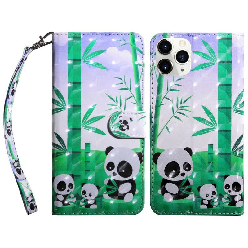 Etui Folio Iphone 13 Pro Max Światło Pandy Punktowe