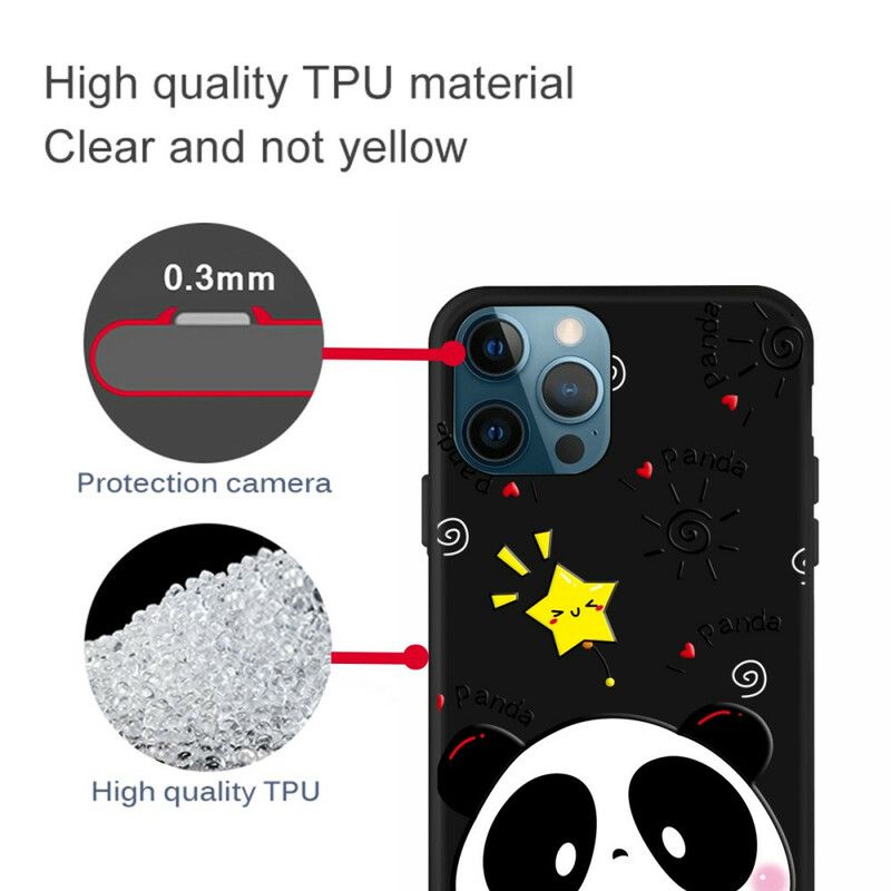 Etui Iphone 13 Pro Max Panda Gwiazda Etui Ochronne