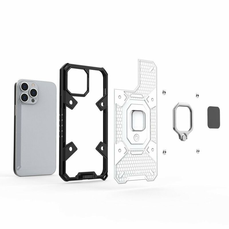 Etui Iphone 13 Pro Max Plaster Miodu Z Pierścieniem