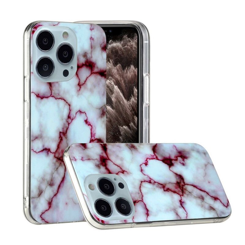 Etui Iphone 13 Pro Max Uproszczony Marmur