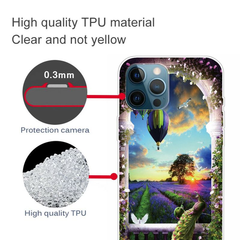 Etui Iphone 13 Pro Max Wąż Balonu Na Gorące Powietrze