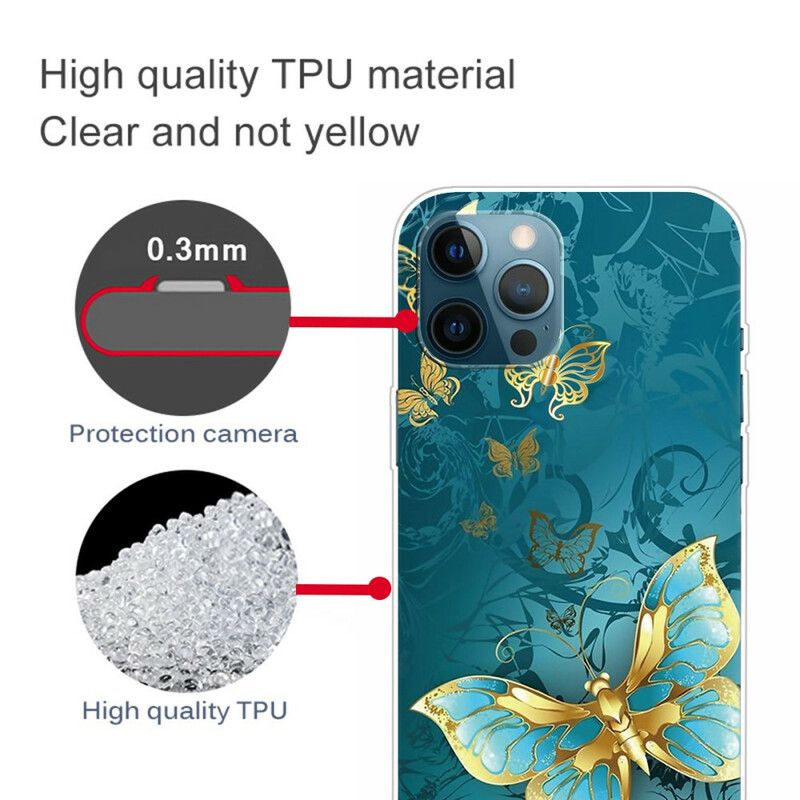 Etui Iphone 13 Pro Max Wąż Motylkowy