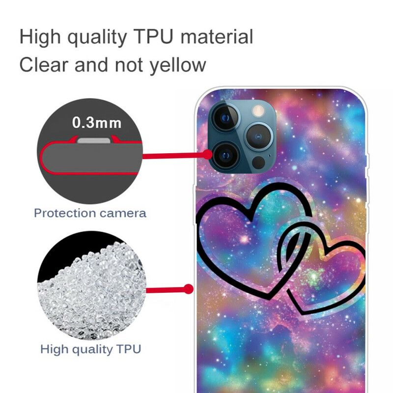 Etui Iphone 13 Pro Max Związane Serca Etui Ochronne