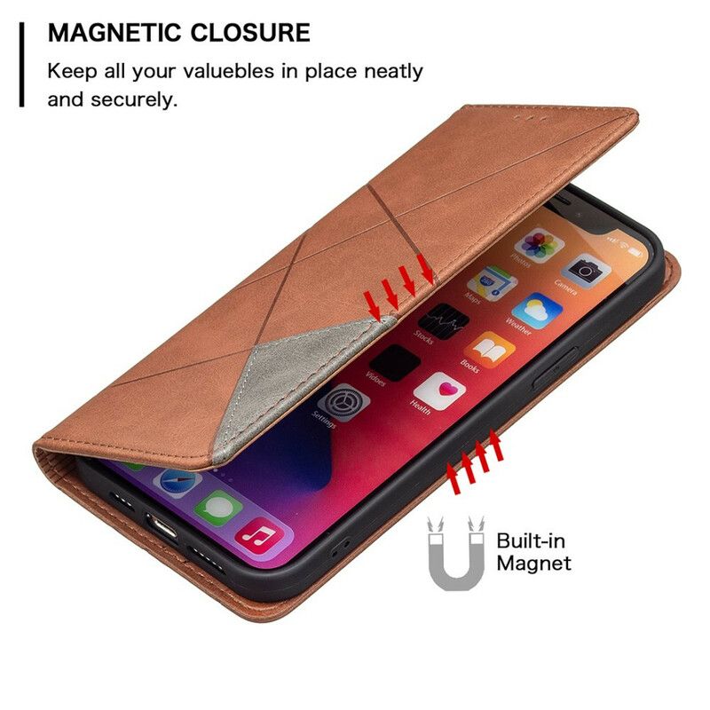 Flip Kotelot Iphone 13 Pro Max Styl Artysty Etui Ochronne