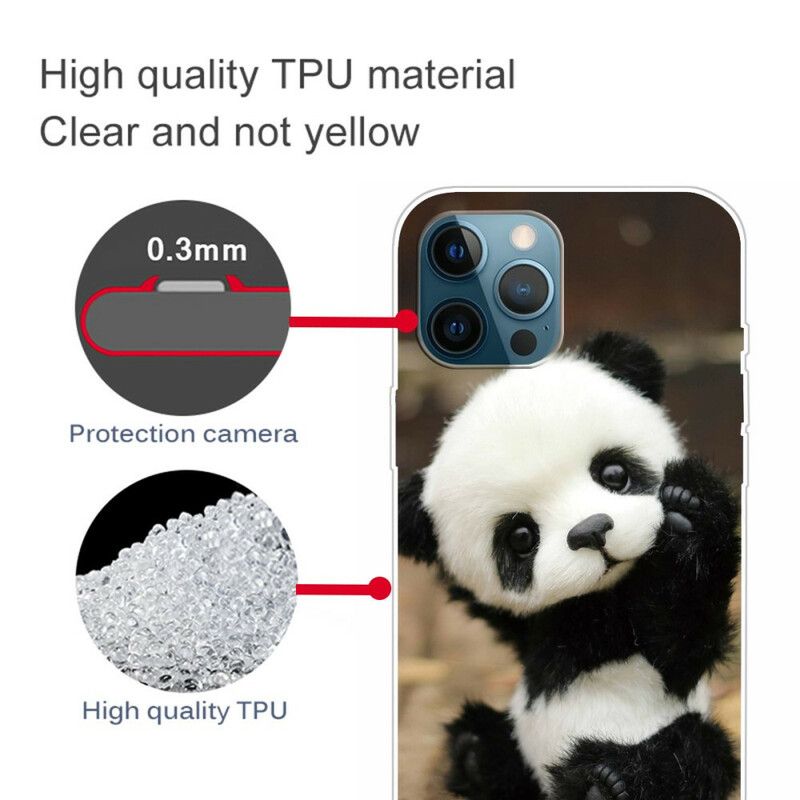 Futerały Iphone 13 Pro Max Etui Na Telefon Elastyczna Panda