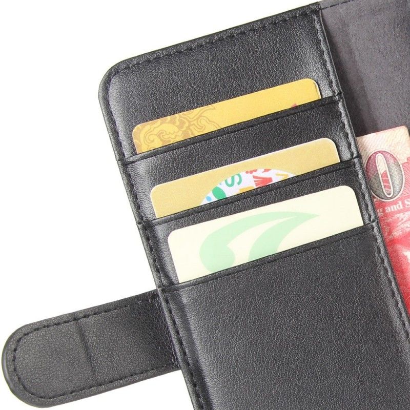 Etui Folio Asus ZenFone 5 / 5Z Czarny Dwoina Skórzana Etui Ochronne