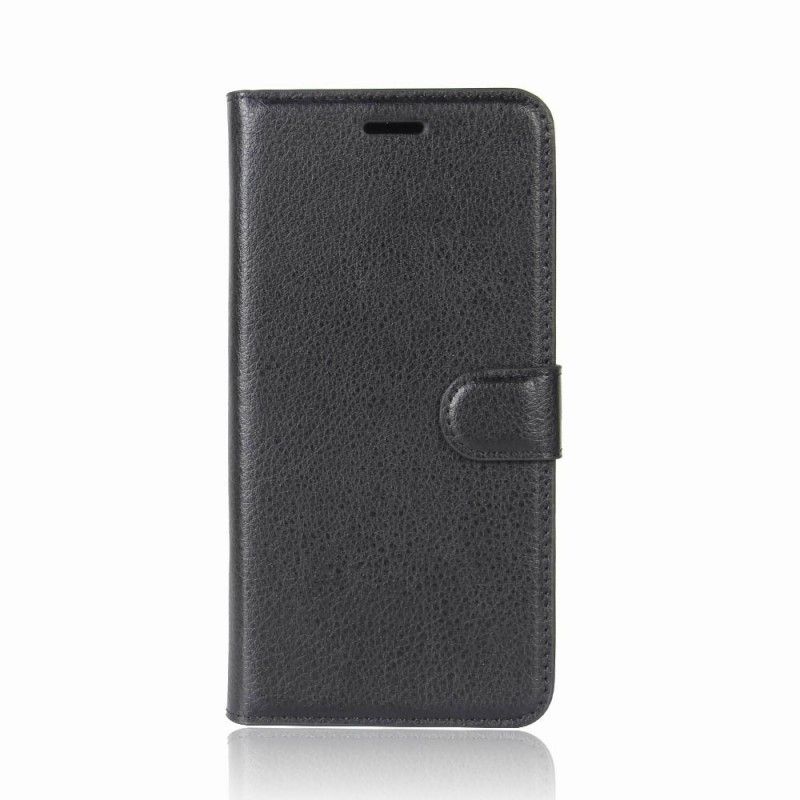 Etui Folio Asus ZenFone 5 / 5Z Czerwony Czarny Klasyczny