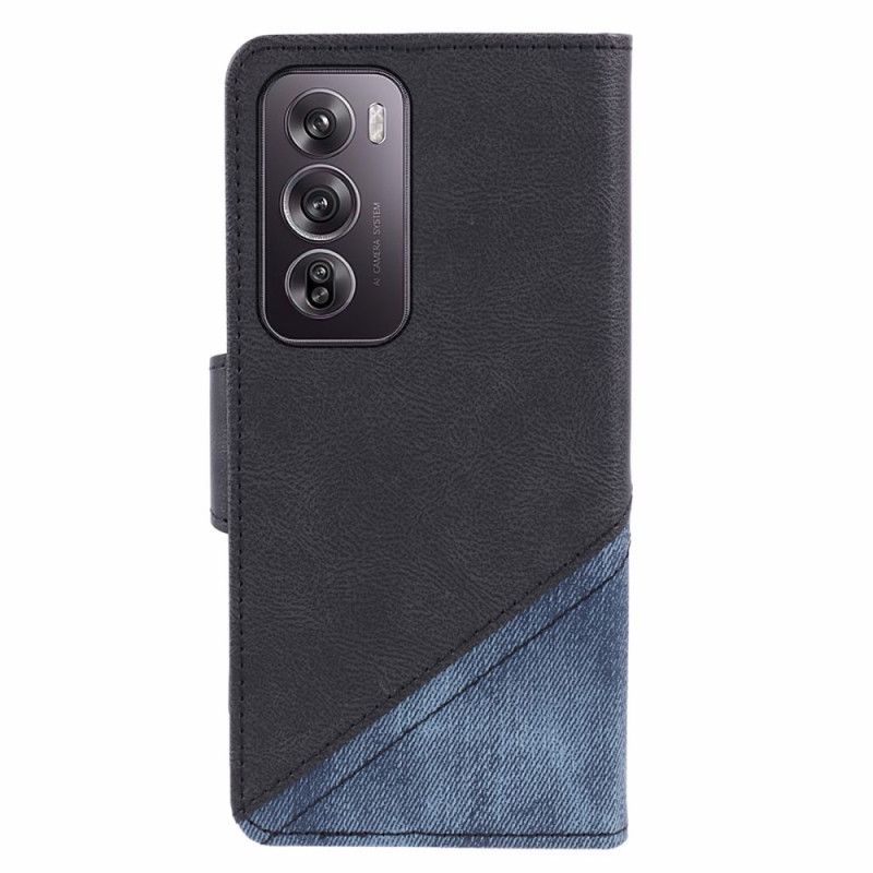 Etui Folio Do Oppo Reno 12 Pro 5g Bi-tekstura