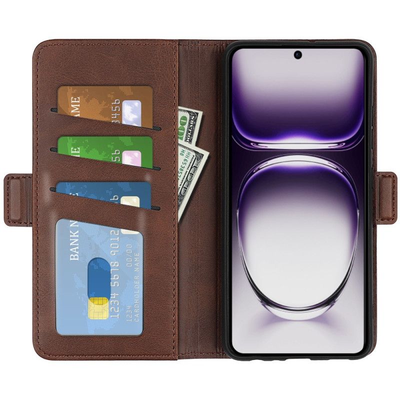 Etui Folio Do Oppo Reno 12 Pro 5g Podwójne Zapięcie