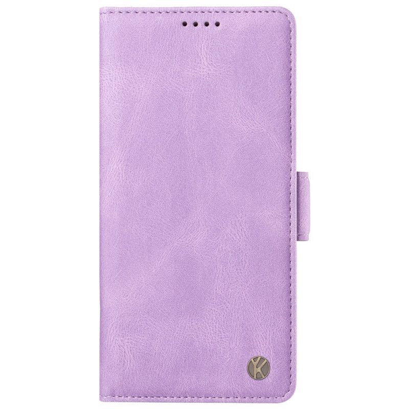 Etui Folio Oppo Reno 12 Pro 5g Efekt Zamszu Yikatu Etui Ochronne