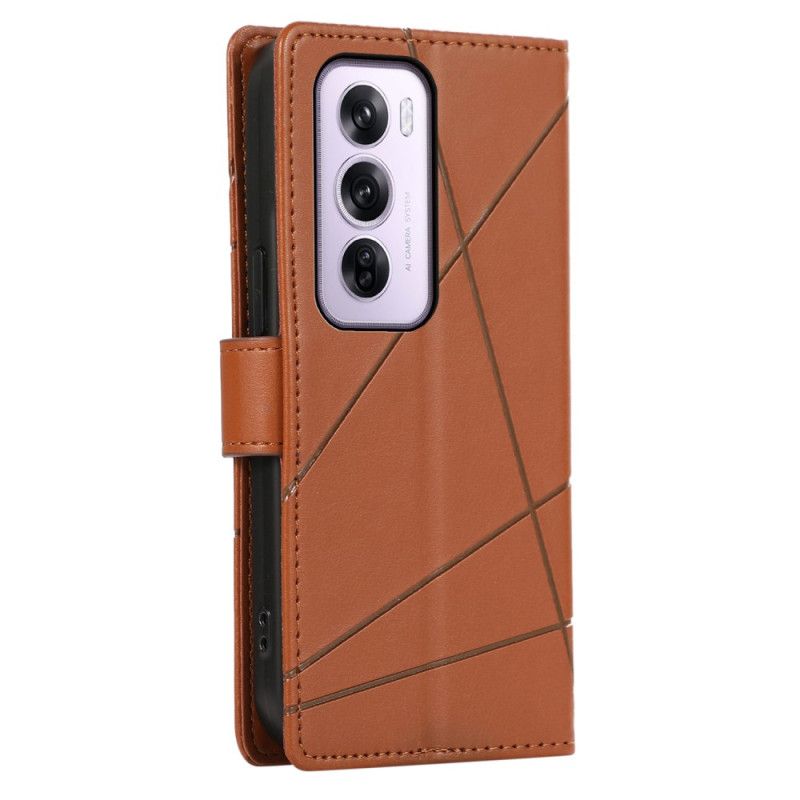 Etui Folio Oppo Reno 12 Pro 5g Linie Etui Ochronne