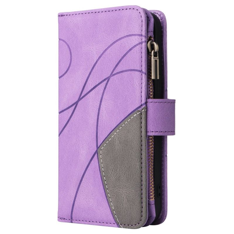 Etui Folio Oppo Reno 12 Pro 5g Portfel Z Falistymi Liniami Etui Ochronne