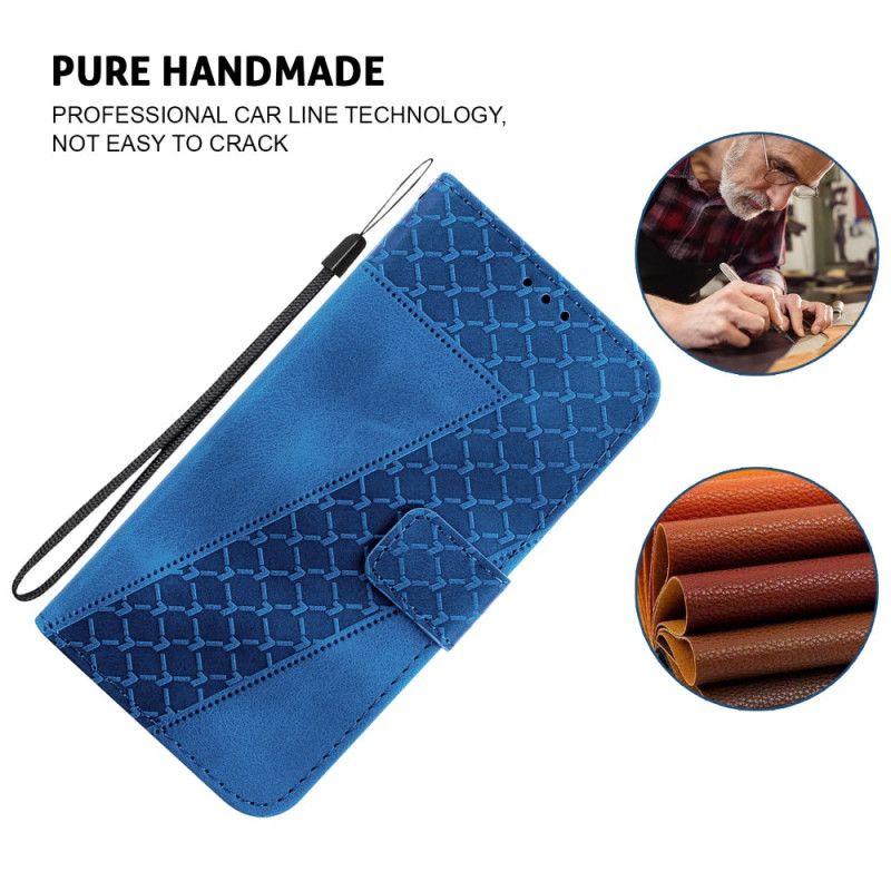 Etui Folio Oppo Reno 12 Pro 5g Wzór 7 Z Paskiem