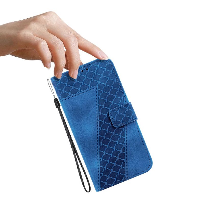 Etui Folio Oppo Reno 12 Pro 5g Wzór 7 Z Paskiem