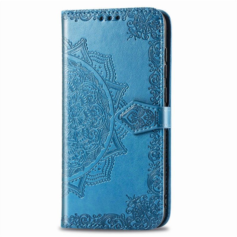 Etui Folio Huawei Nova 5T Szary Czarny Mandala W Średnim Wieku Etui Ochronne