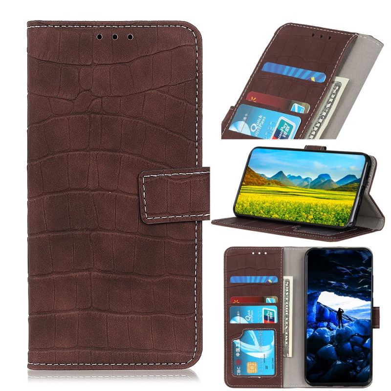 Etui Folio Honor 20e / 20 Lite Ciemnoniebieski Moc Krokodyla Etui Ochronne