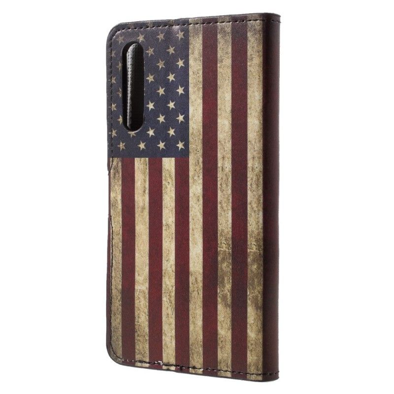 Etui Folio Huawei P20 Pro Flaga Usa Etui Ochronne