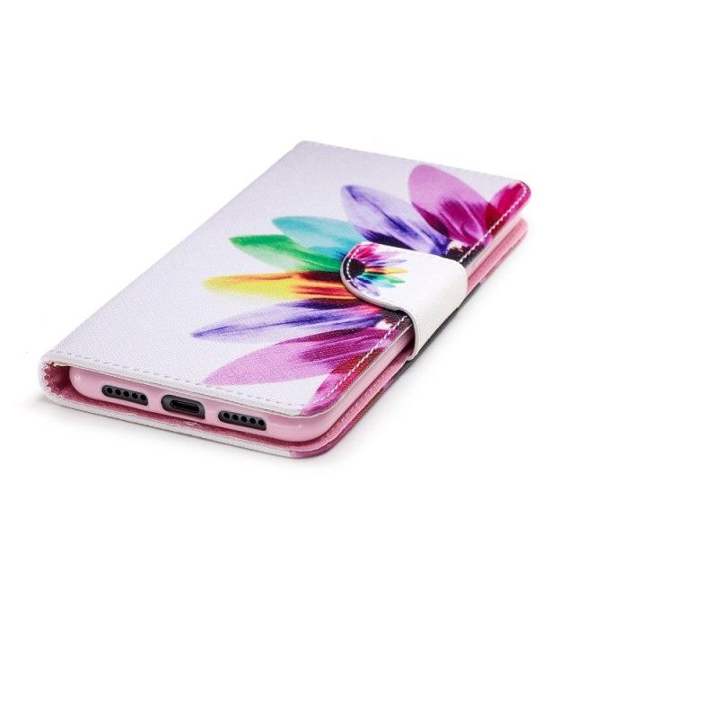 Etui Folio Huawei P20 Pro Kwiat Akwareli Etui Ochronne