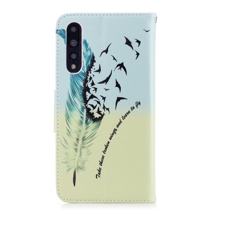 Etui Folio Huawei P20 Pro Naucz Się Latać Etui Ochronne