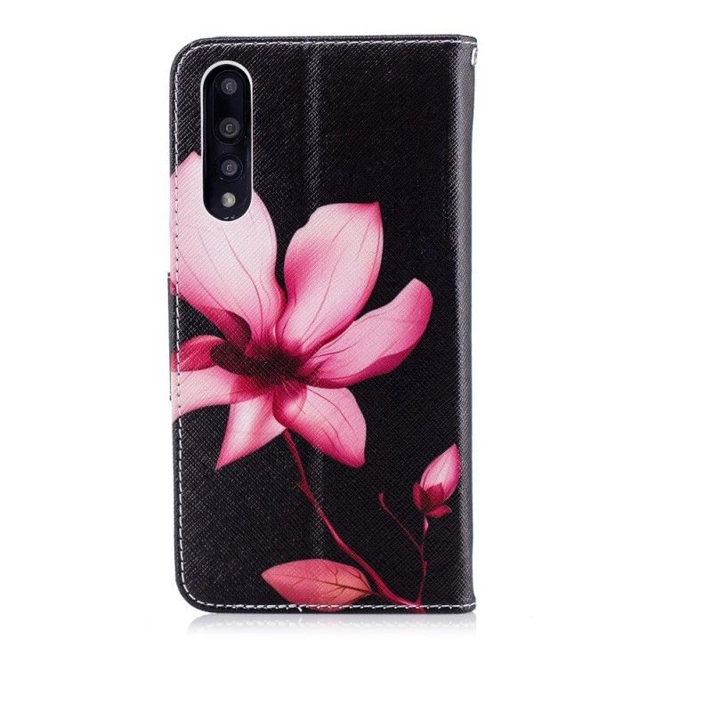 Etui Folio Huawei P20 Pro Różowy Kwiat