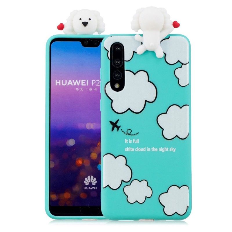 Etui Huawei P20 Pro 3D Pies W Chmurach Etui Ochronne