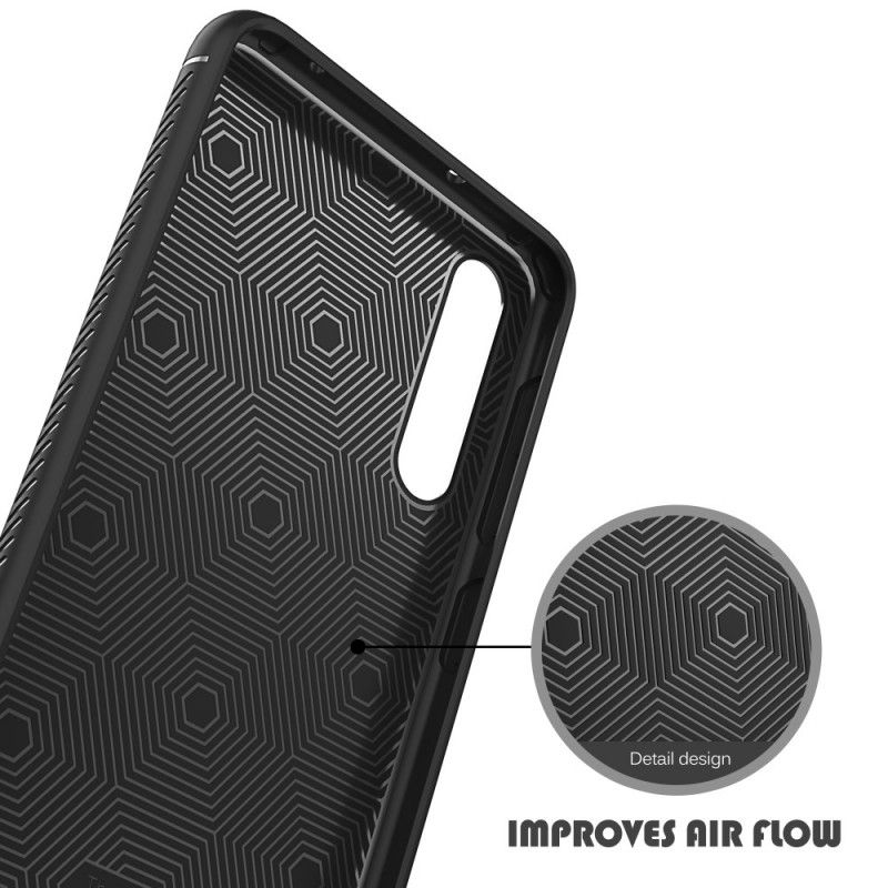 Etui Huawei P20 Pro Czerwony Efekt Skóry Premium Etui Ochronne