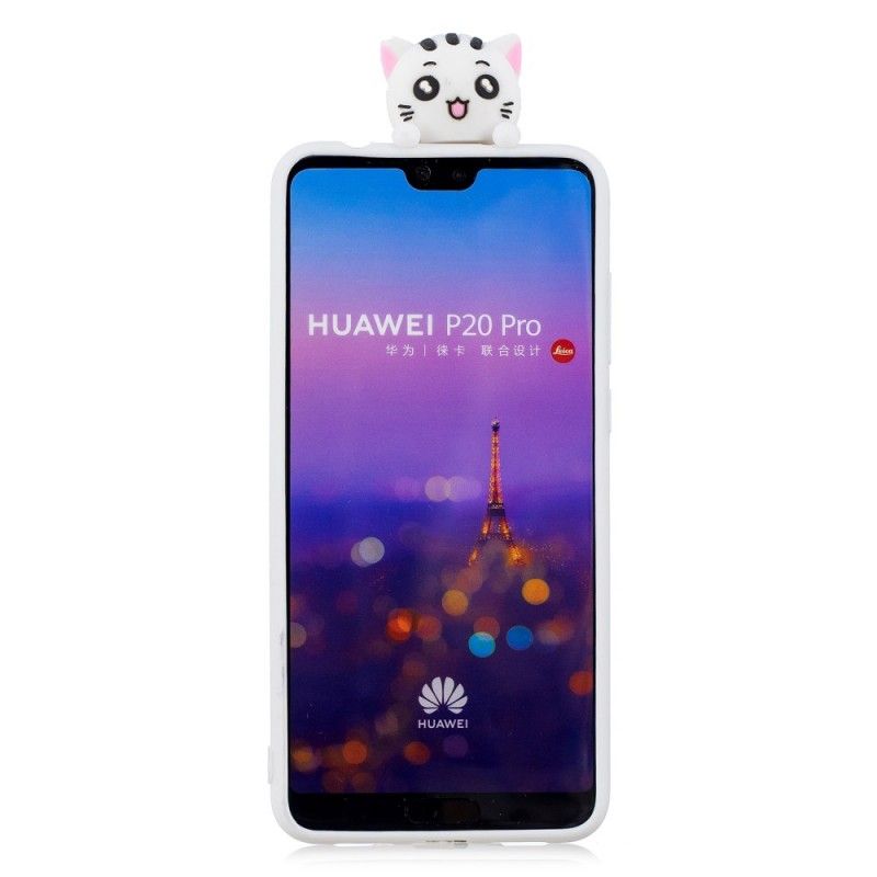 Etui Huawei P20 Pro Zabawa Z Kotem W 3D