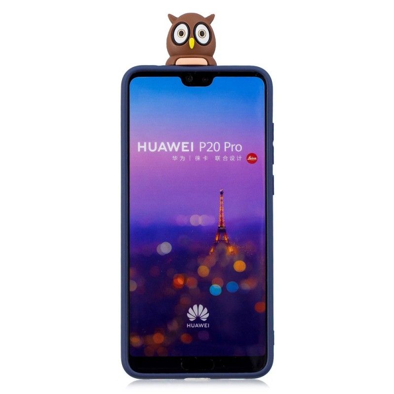 Futerały Huawei P20 Pro Etui na Telefon 3D Zła Zabawa Sowa