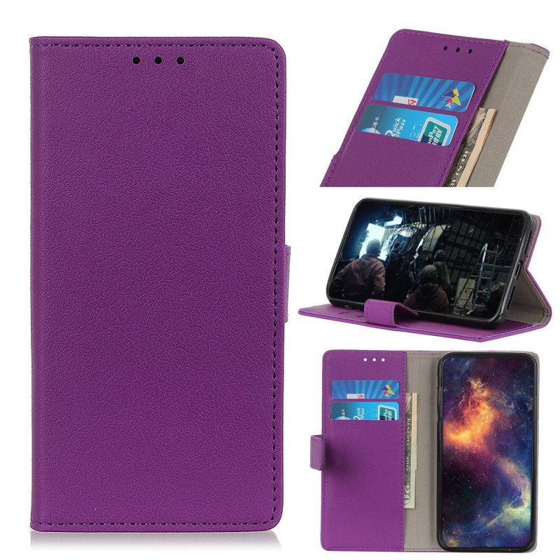 Etui Folio Samsung Galaxy Note 10 Fioletowy Różowy Jakość Imitacji Skóry Etui Ochronne