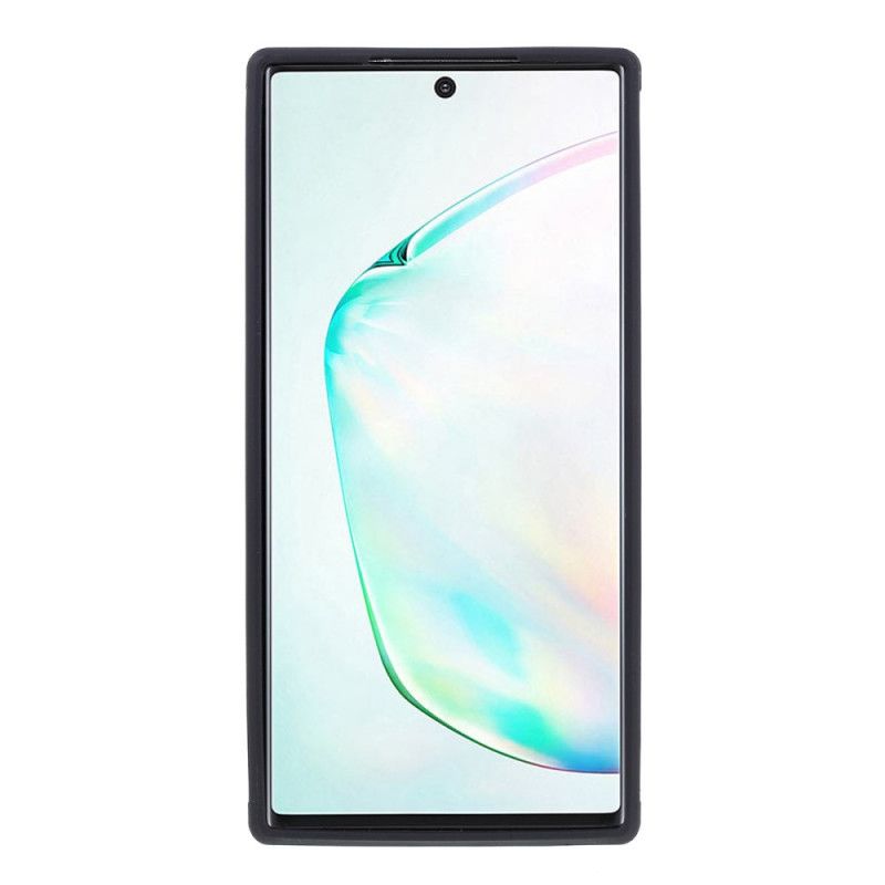 Futerały Samsung Galaxy Note 10 Czarny Hybrydowa Silikonowa Konstrukcja Obręczy