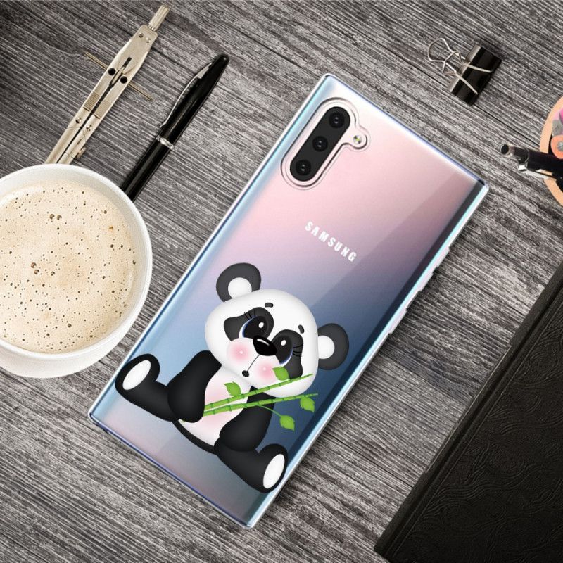 Futerały Samsung Galaxy Note 10 Etui na Telefon Przezroczysta Smutna Panda