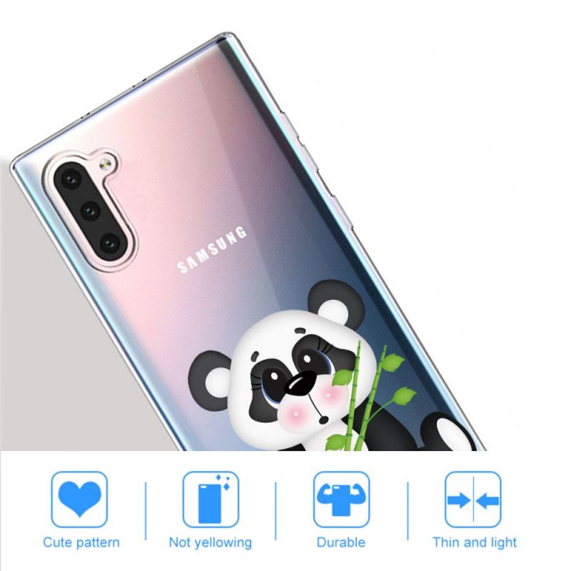 Futerały Samsung Galaxy Note 10 Etui na Telefon Przezroczysta Smutna Panda