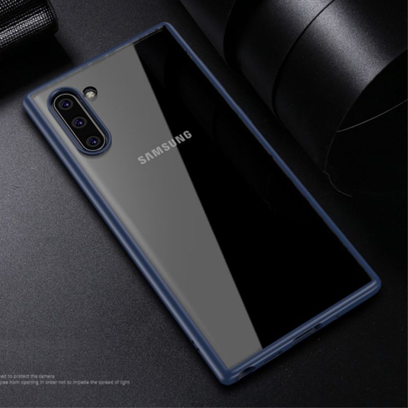 Futerały Samsung Galaxy Note 10 Granatowy Czarny Ipaky Seria Hybrydowa