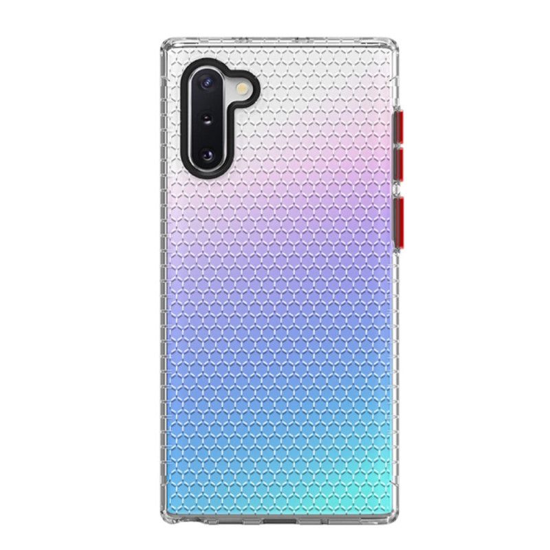 Futerały Samsung Galaxy Note 10 Różowy Czarny Etui na Telefon Projekt W Stylu Plastra Miodu