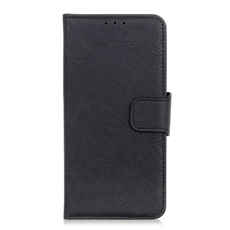 Etui Folio Samsung Galaxy M31 Czarny Prosta Imitacja Skóry Liczi