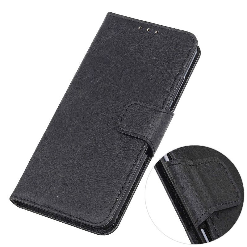 Etui Folio Samsung Galaxy M31 Czarny Prosta Imitacja Skóry Liczi