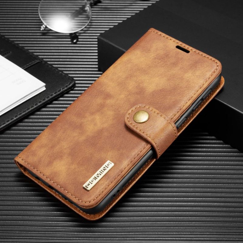 Etui Folio Samsung Galaxy M31 Szary Czarny Dg. Zdejmowany Futerał Ming Etui Ochronne