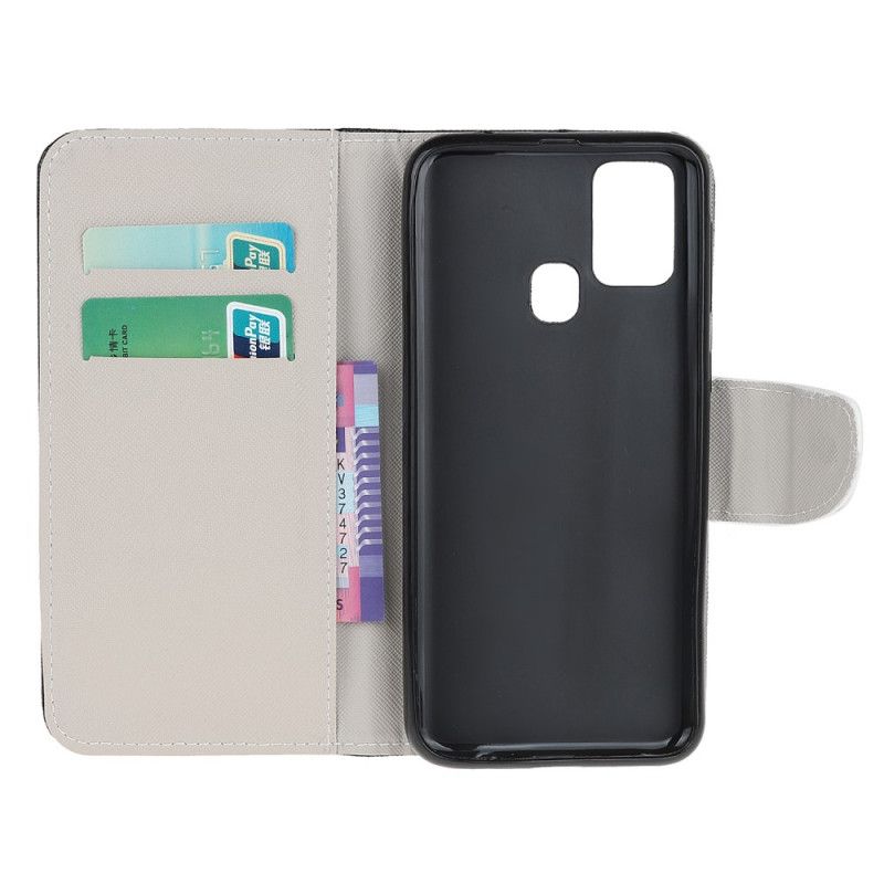 Etui Folio Samsung Galaxy M31 Wiele Sów