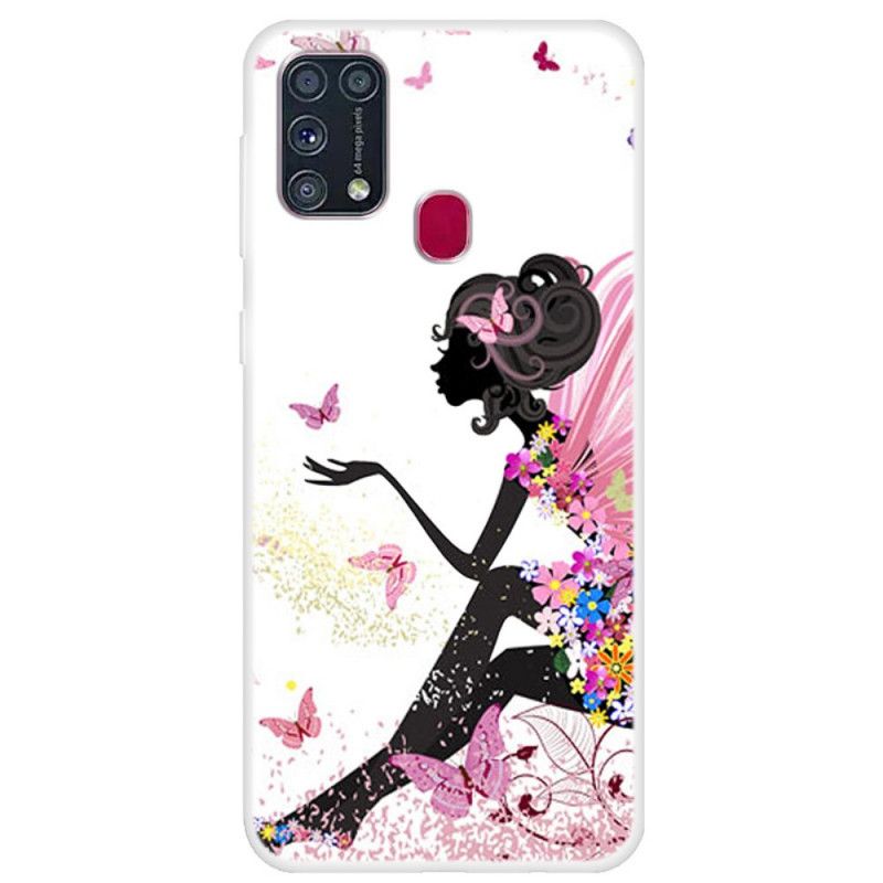 Etui Samsung Galaxy M31 Pani Motyl