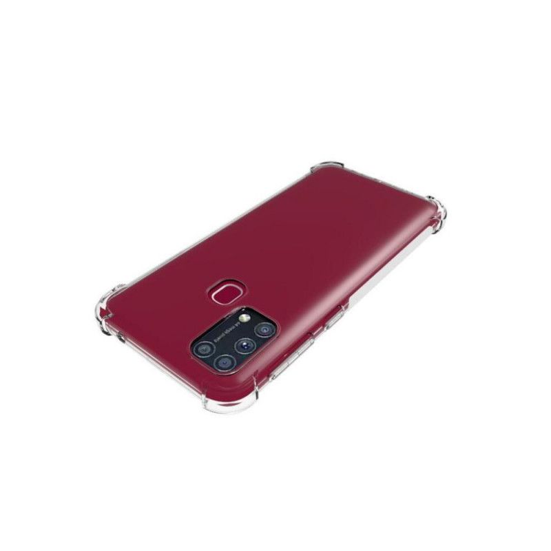 Etui Samsung Galaxy M31 Przezroczyste Wzmocnione Rogi Etui Ochronne