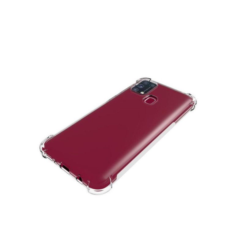 Etui Samsung Galaxy M31 Przezroczyste Wzmocnione Rogi Etui Ochronne