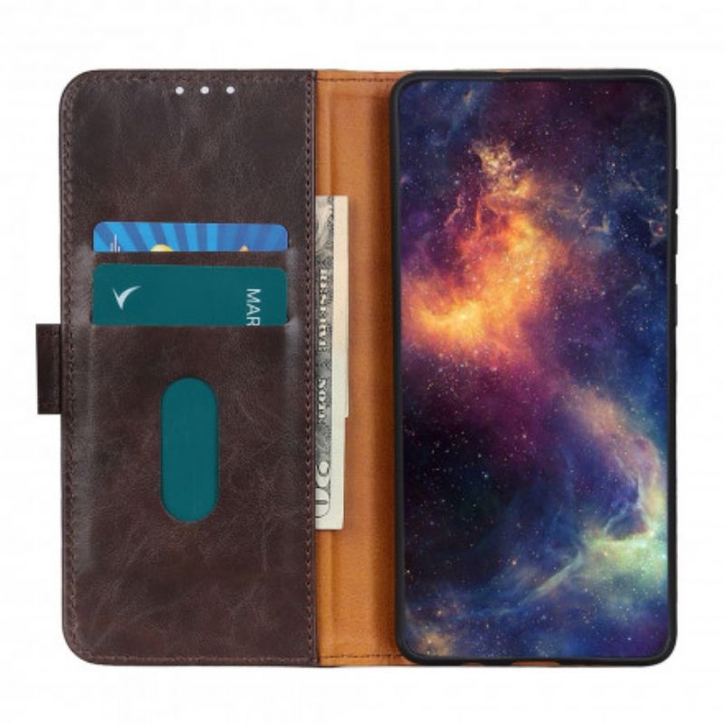 Etui Folio Motorola Edge 20 Khazneh Elegance Skórzany Styl Etui Ochronne