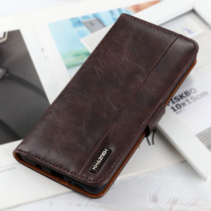 Etui Folio Motorola Edge 20 Khazneh Elegance Skórzany Styl Etui Ochronne