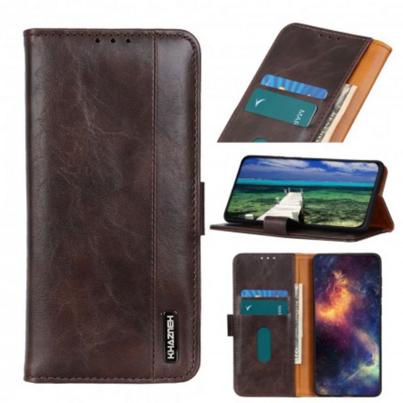 Etui Folio Motorola Edge 20 Khazneh Elegance Skórzany Styl Etui Ochronne